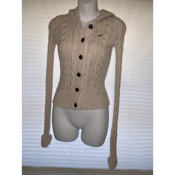Hollister Sweaters - Hollister Vintage Y2K Rabbit Hair Ivory Sweater Bella Swan Size XS